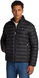 Tommy Hilfiger Core MW0MW39990 Herren Jacke, verstaubar, recycelt, Schwarz,...