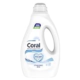 Coral Waschmittel White+ Flüssigwaschmittel für strahlendes Weiß mit...
