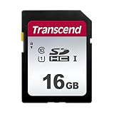 Transcend 16GB SDHC 300S Speicherkarte UHS-I, C10, U3, V30, 4K, Full HD, bis zu...