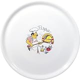 HENDI Pizzateller, Porzellan, Muster: Pizzabacken, Geschirrspüler und...