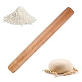 Buchenholz Nudelholz, Teigroller Holz, Teigrolle zum Backen, Rolling Pin für...