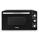 H.Koenig Mini Kompaktbackofen FO42, Kapazität 42L, Temperatur bis 230°C, 5...