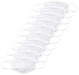 FM London wiederverwendbare Stoffmaske, Weiß, 100% Baumwolle,...