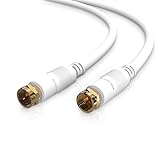 conecto Antennenkabel SAT Kabel Koaxialkabel Satelitenkabel TV 0,50m doppelt...