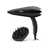 BaByliss Turbo Smooth 2200 Haartrockner, schwarz silber, D572DE