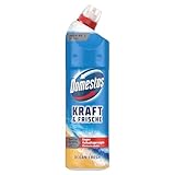 Domestos Kraft & Frische WC Gel Ocean Fresh Reinigungsmittel mit frischem...