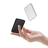 [2 Stück] Miady Mini Power Bank Klein Aber Stark, 5000mAh 2,4A USB C...