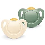 NUK for Nature Babyschnuller | 0-6 Monate | Nachhaltige Gummischnuller | Über...