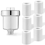 DBALL Wasserfilter Dusche Shower Filter Universeller mit 6 Austauschbaren...