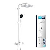 GROHE Vitalio 250, Duschsystem wassersparend 8l pro Min (Regendusche mit...
