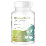 Vitamintrend Rosskastanie 900mg pro Tag, 90 Kapseln, schluckfreundlich, 20%...