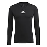 adidas Herren Team Base Tee Langarm T-Shirt, black, M