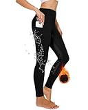Winter Reitleggings Damen Vollbesatz Thermo Reithose Damen Fleece Gefüttert...