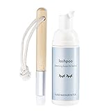 Augenmanufaktur Wimpernshampoo 50 ml Set mit Pinsel für Wimpernverlängerung -...