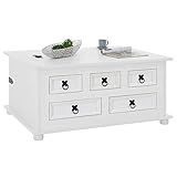 IDIMEX Truhentisch Tequila Couchtisch Truhe Wohnzimmertisch Beistelltisch Mexiko...