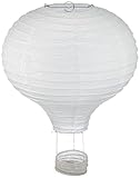 Rayher 87192102 Papierlampion Heißluftballon, 30cm ø40cm, m. Metallgestell,...