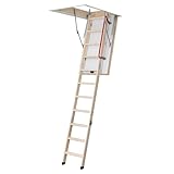 DOLLE Bodentreppe wärmegedämmt 140 x 70 cm U-Wert 0,77 Lichte Raumhöhe bis...