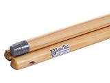 BawiTec 3 Stück Holzstiele Qualitäts Besenstiele Länge 120cm Ø 23mm lackiert...