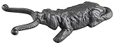 Esschert Design Stiefelknecht Motiv Hund aus Gusseisen, ca. 12 cm x 27 cm x 7,8...
