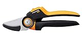 Fiskars Amboss-Gartenschere, X-series PowerGear, P941, Mit Rollgriff, Für...