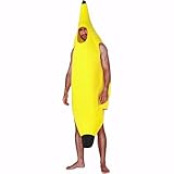 AYNKH Lustiges Bananen-Kostüm für Erwachsene und Kinder, leichtes...