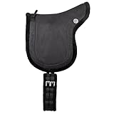 PFIFF 103004 Reitpad, Bareback Pad, baumloses Reitkissen aus Velour-Kunstleder...
