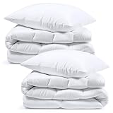 Ganzjahresdecke Bettdecke Set: 2 Stück 135x200 + 2 Stück 80x80 cm - Bettdecken...