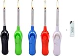 5X VANI Stabfeuerzeug Kerzenanzünder Gas Feuerzeug 24 cm Lang Nachfüllbar...