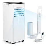 Mobile Klimaanlage 9000 BTU mit Abluftschlauch | 4-in-1 Mobiles Klimagerät |...