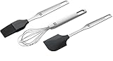 Zwilling Back-Set Twin 3er Set - Edelstahl Backpinsel, Teigschaber, Schneebesen...