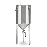 Klarstein Gärkeller Bierbrauanlage - Brauanlage mit Thermometer, konischer...