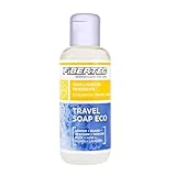 FIBERTEC Travel Soap Eco 100ml – 3-in-1 Reise-Seife flüssig, Körperpflege,...