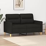 WEMYUFURN 2-Sitzer Sofa aus strapazierfähigem Stoff mit Metallgestell, bequem...
