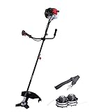 Scheppach Benzin Motorsense BCH3300-100PB mit 2 Spulen | 2in1 Freischneider,...