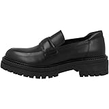 Geox Damen D Iridea Moccasin, Schwarz, 38 EU