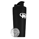 Mammut Nutrition Edelstahl Eiweiß Protein Shaker mit integrierten Sieb und...