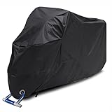 Motorrad Abdeckplane, Outdoor Motorradabdeckung, Winterfest Wasserdicht...