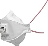 3M™ Aura™ Partikelmaske, FFP3, mit Ventil, 9332+, 10 Masken pro Packung