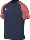 NIKE Herren M NK DF Academy JSY SS T-Shirt, Midnight Navy/Hyper Crimson/White, M