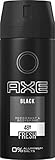 Axe Bodyspray Black Deo ohne Aluminium sorgt 48 Stunden lang für effektiven...
