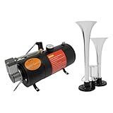 Luftkompressor mit Tank, 3L 12V 150PSI für Zug-LKW Air Train Horn Kit...