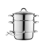 Florina Entsafter 7 l | Induktion Dampfentsafter FRUIT aus 18/10 Edelstahl |...