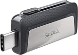 SanDisk Ultra Dual Drive USB Type-C Laufwerk Smartphone Speicher 256 GB (Mobiler...