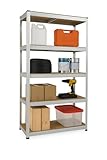 Pro&Basics Schwerlastregal 175KG Fachlast 180x90x40 Metallregal Kellerregal...