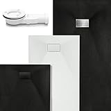 VILSTEIN Duschwanne 100x80 cm | Steinoptik, Schieferoptik | Design Duschtasse |...