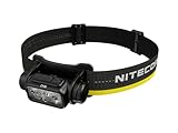 Nitecore Stirnlampe NU43, leicht, USB-C-aufladbare LED Kopflampe, 1400 Lumen,...