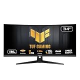 ASUS TUF Gaming VG34VQ3B - 34 Zoll UWQHD Curved Monitor - 180 Hz, 1ms MPRT,...