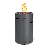 Blumfeldt Crete Gas-Feuerstelle, 13 kW Wärmeleistung, Flüssiggas, Edelstahl,...