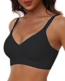 HORISUN Bequemer Nahtloser BH mit Vollständiger Abdeckung für Damen, Kabellose...