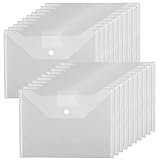 Donken 20er Dokumententasche A4, Dokumentenmappe mit Druckknopf, Sichttasche A4...